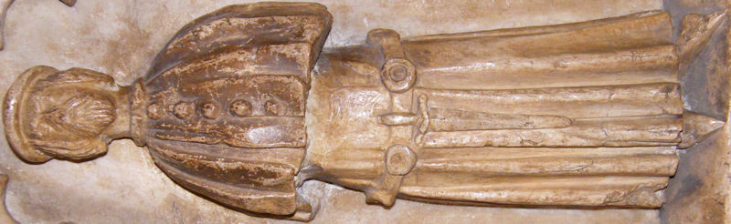 Warwick - St Mary Thomas Beauchamp 1369 and wife Katherine mortimer 1369 weeper